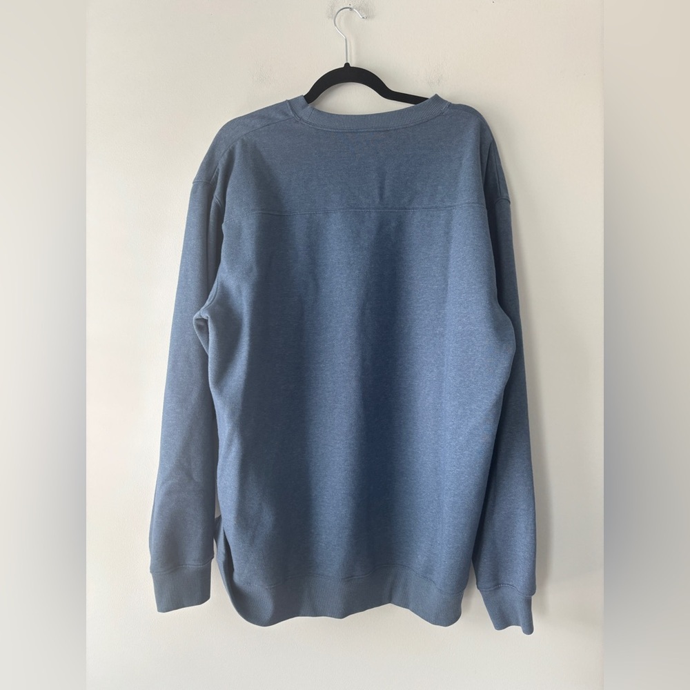 Columbia Men's Blue Heathered‎ Crewneck Sweatshirt Pullover Fleece Size XL - Picture 8 of 8